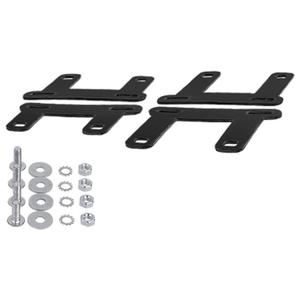 Headlight extensions POLISPORT černý