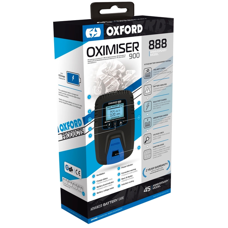 Cargador Oxford Oximiser 888