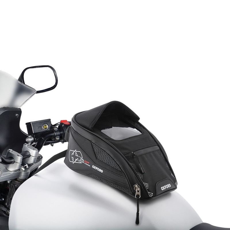 Riñonera para moto Oxford M2R negra