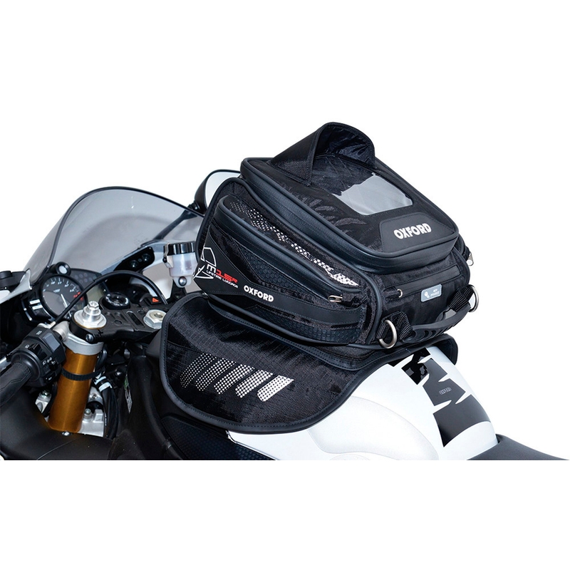 Riñonera para moto Oxford M15R negra