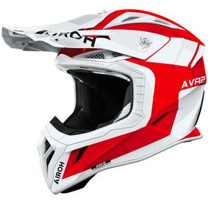 Casco de motocross Airoh Aviator ACE 2 Iron rojo brillante