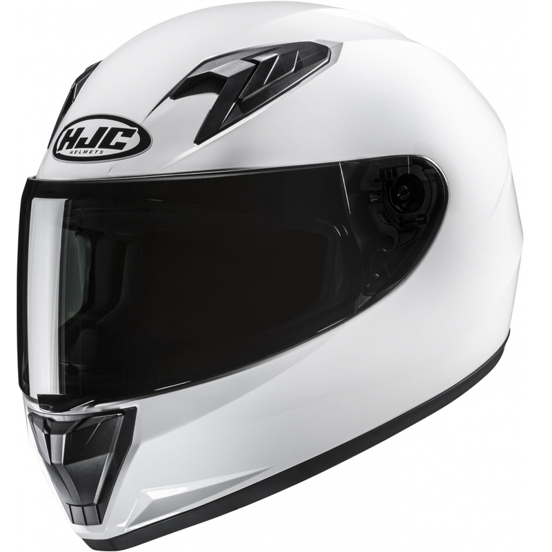 Casco integral de moto infantil HJC Y10 Solid blanco perla