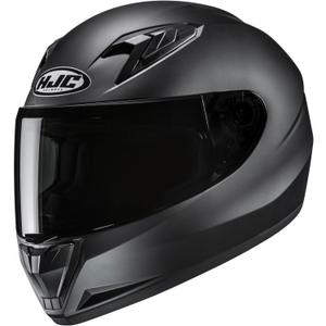 Casco integral de motocicleta para niños HJC Y10 Solid semiplano negro