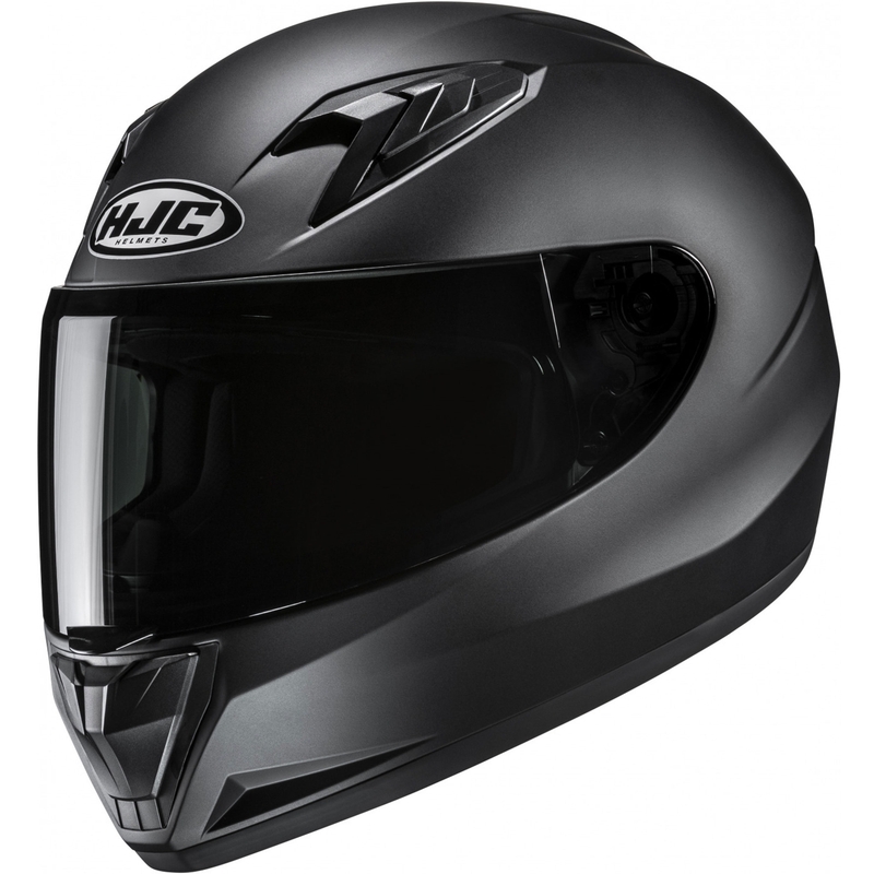 Casco integral de moto para niños HJC Y10 Solid semi mate negro