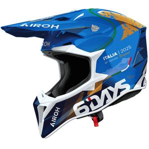 Casco de motocross Airoh Wraaap 6DAYS ® ITALY brillante