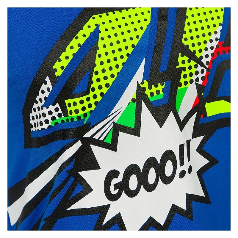 Camiseta de tirantes de mujer VR46 Valentino Rossi POP ART azul