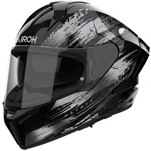 Casco integral de moto Airoh MATRYX Reflex gris brillante