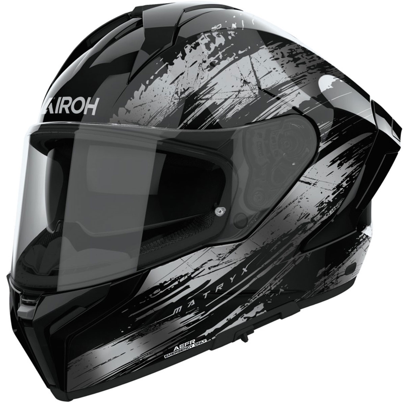 Casco integral de moto Airoh MATRYX Reflex gris brillante
