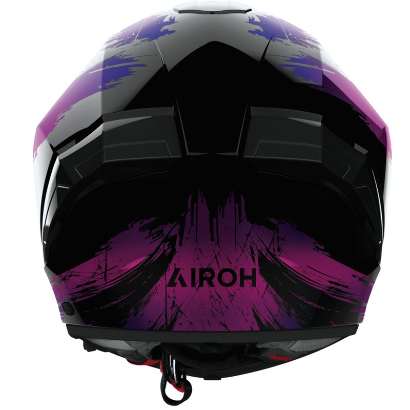 Casco integral de moto Airoh MATRYX Reflex morado brillante