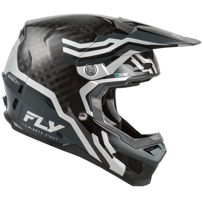 Casco de motocross FLY Racing Formula S Carbon Byte gris carbono-plata
