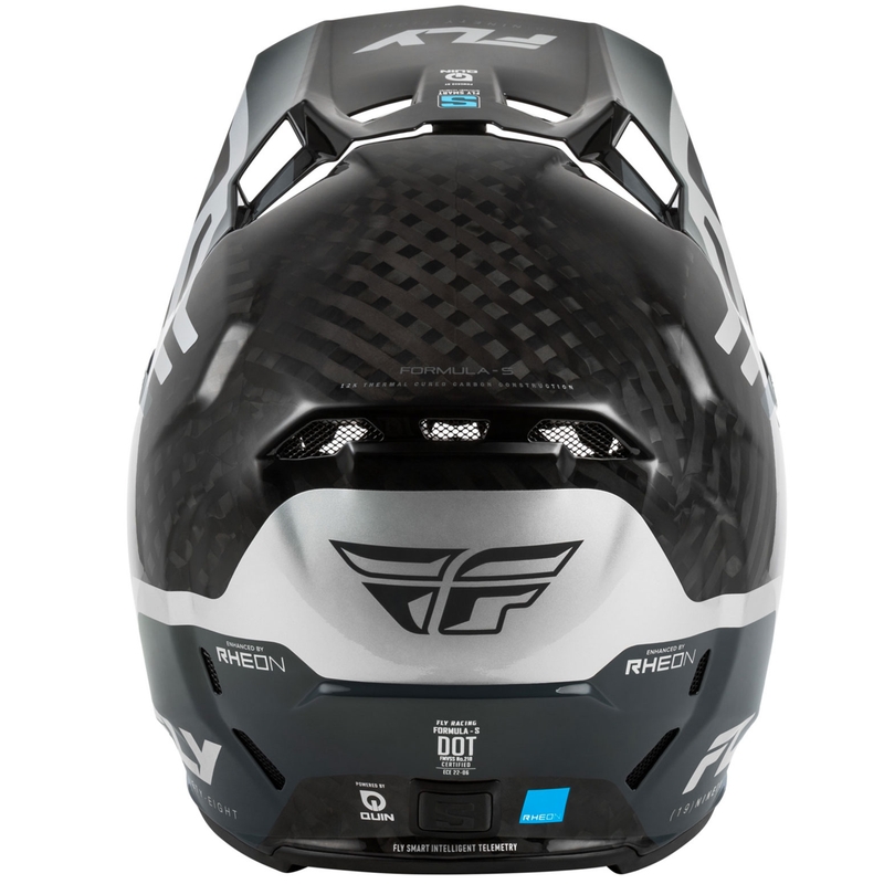 Casco de motocross FLY Racing Formula S Carbon Byte gris carbono-plata