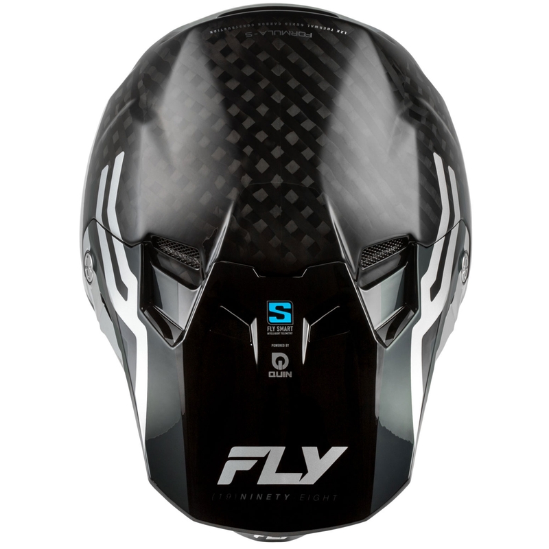 Casco de motocross FLY Racing Formula S Carbon Byte gris carbono-plata