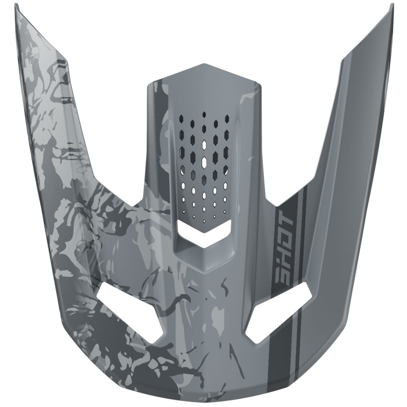 Visera para cascos Shot Speed Battle, gris mate