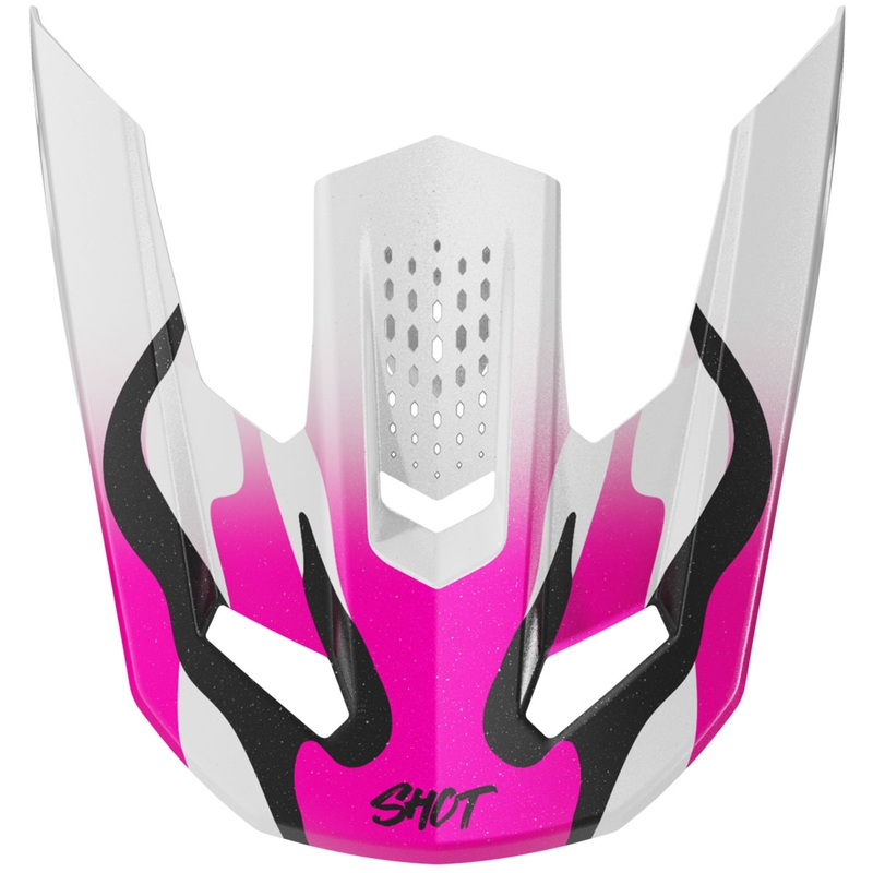 Visera para cascos Shot Speed Beast rosa perla