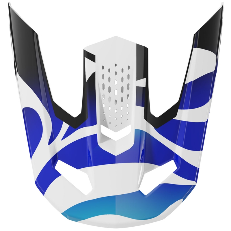 Visera para cascos Shot Speed Ghost azul brillante