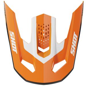 Visera para cascos Shot Speed Hybrid, color naranja brillante