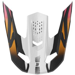 Visera de casco Shot Speed Wave perla negro-blanco