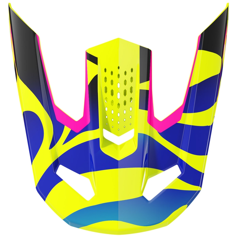 Visera para cascos infantiles Shot Speed Ghost, amarillo fluorescente brillante