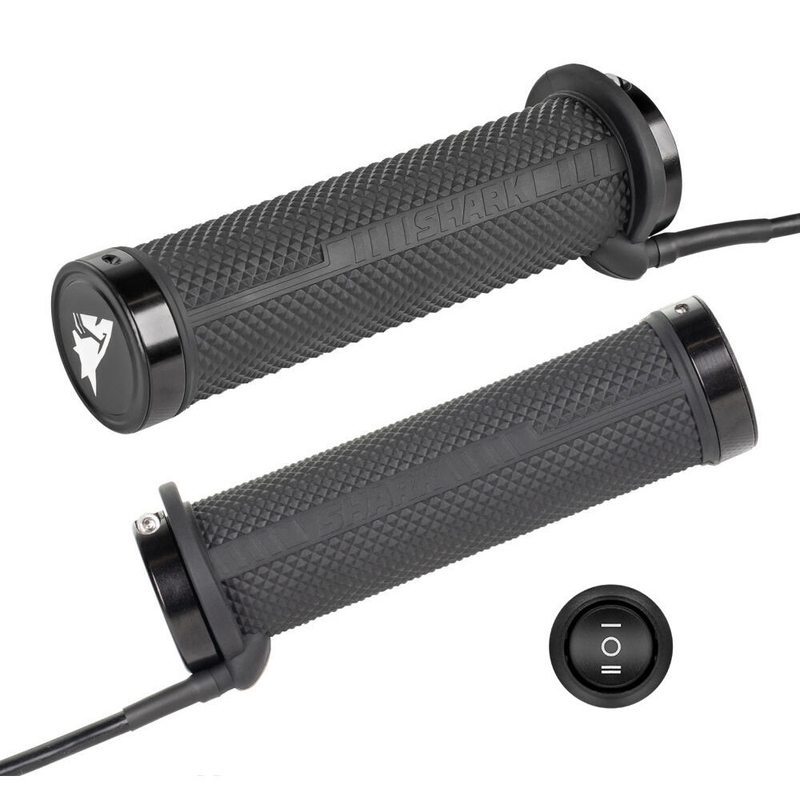 Puños calefactables Shark Lock-On negros