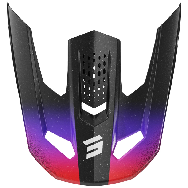 Visera para cascos infantiles Shot Speed Olymp, color morado perla