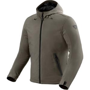Chaqueta de moto Revit Traffic H2O verde oscuro