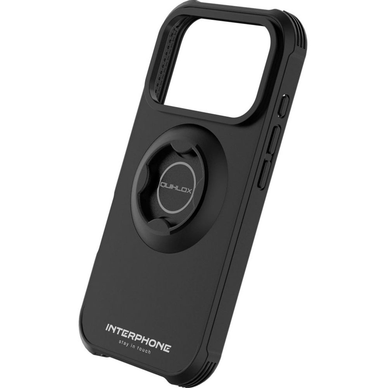 Funda Interphone QUIKLOX Tetraforce para iPhone 17 Pro Max, color negro