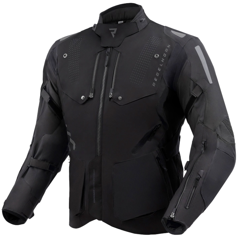 Chaqueta de moto Rebelhorn Hiker IV negra