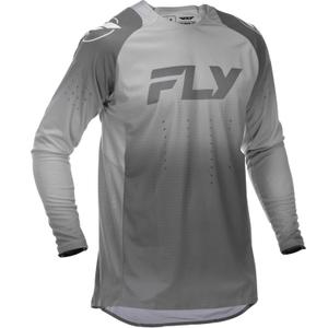 Camiseta de motocross FLY Racing Evolution blanco-gris