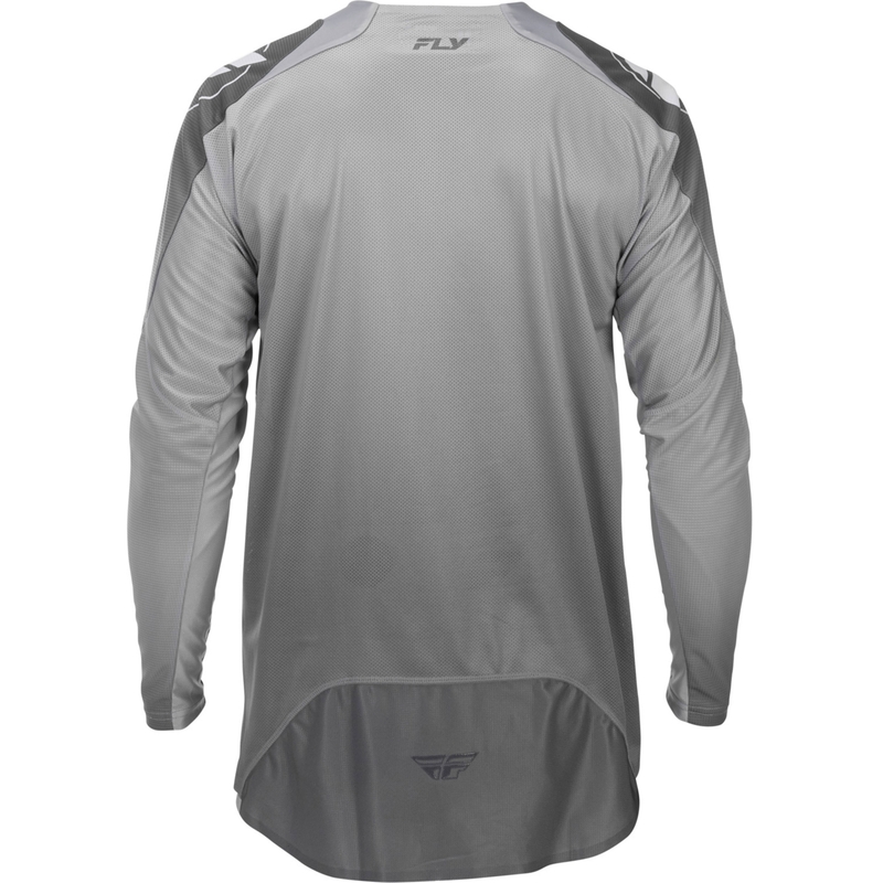 Camiseta de motocross FLY Racing Evolution blanco-gris