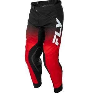 Pantalones de motocross FLY Racing Evolution rojo-negro-blanco