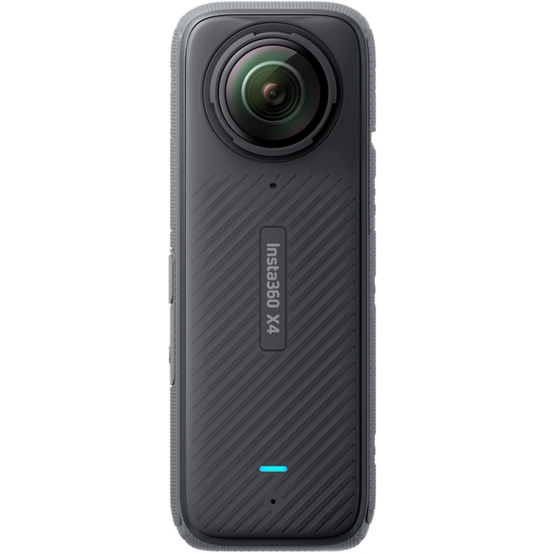 Cámara de acción para motocicleta Insta360 X4, color negro