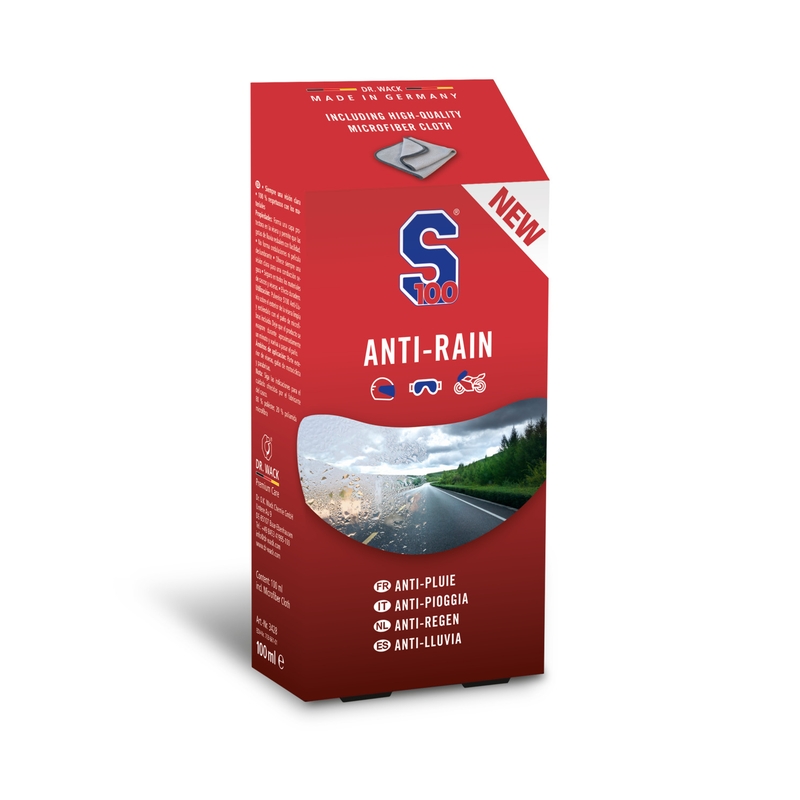 Anti-Rain S100 incluye paño de microfibra 100 ml