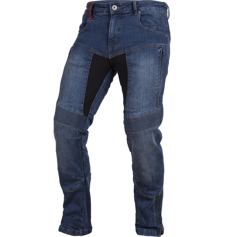 Pantalones vaqueros de moto Ayrton 505, azul lavado