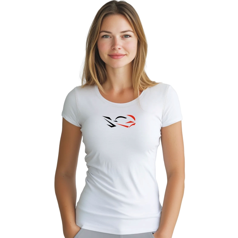 Camiseta funcional de mujer nanosilver® RIDE blanca