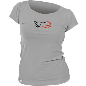Camiseta funcional de mujer nanosilver® RIDE gris
