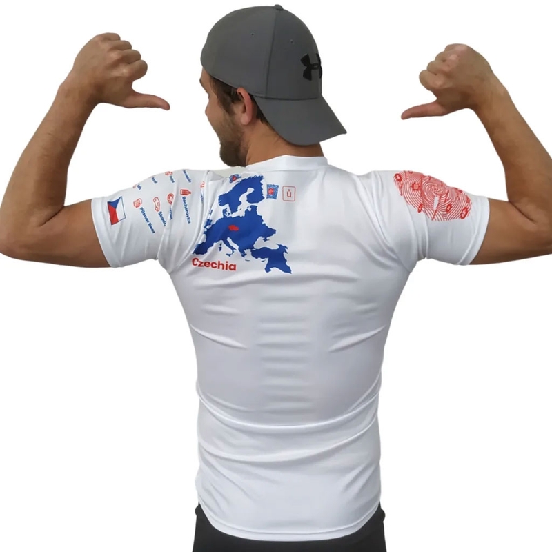 Camiseta funcional nanosilver® HOME blanca