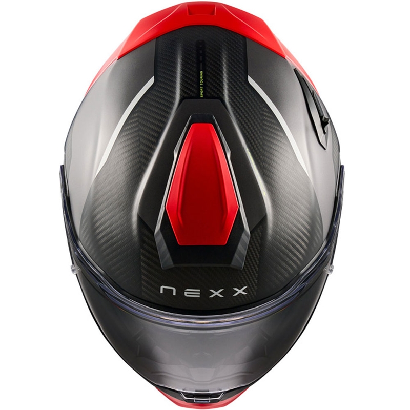 Casco integral de moto Nexx X.TR Rush negro mate-rojo