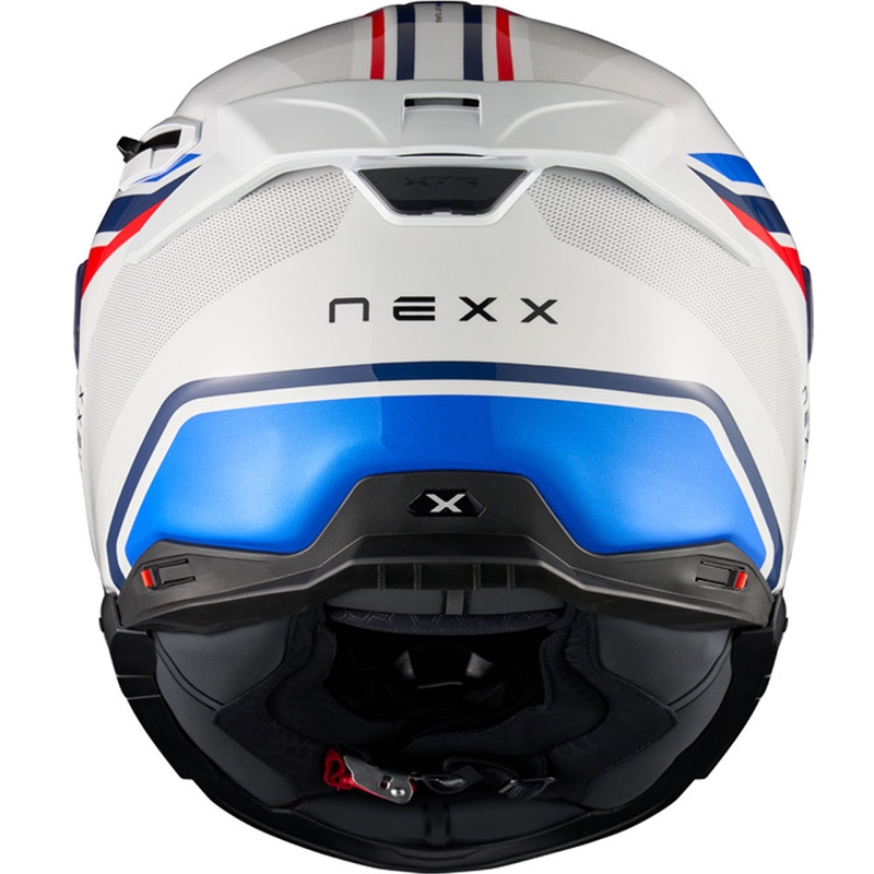 Casco integral de moto Nexx X.TR Quanta blanco-azul