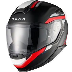 Casco integral de moto Nexx X.TR Quanta negro mate-rojo