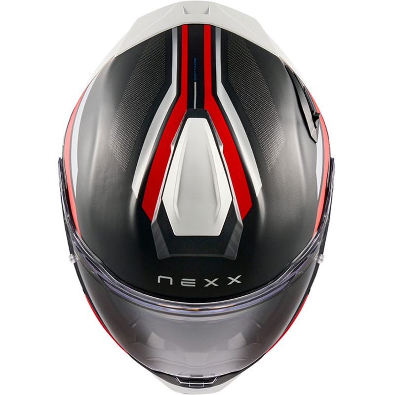 Casco integral de moto Nexx X.TR Quanta negro mate-rojo