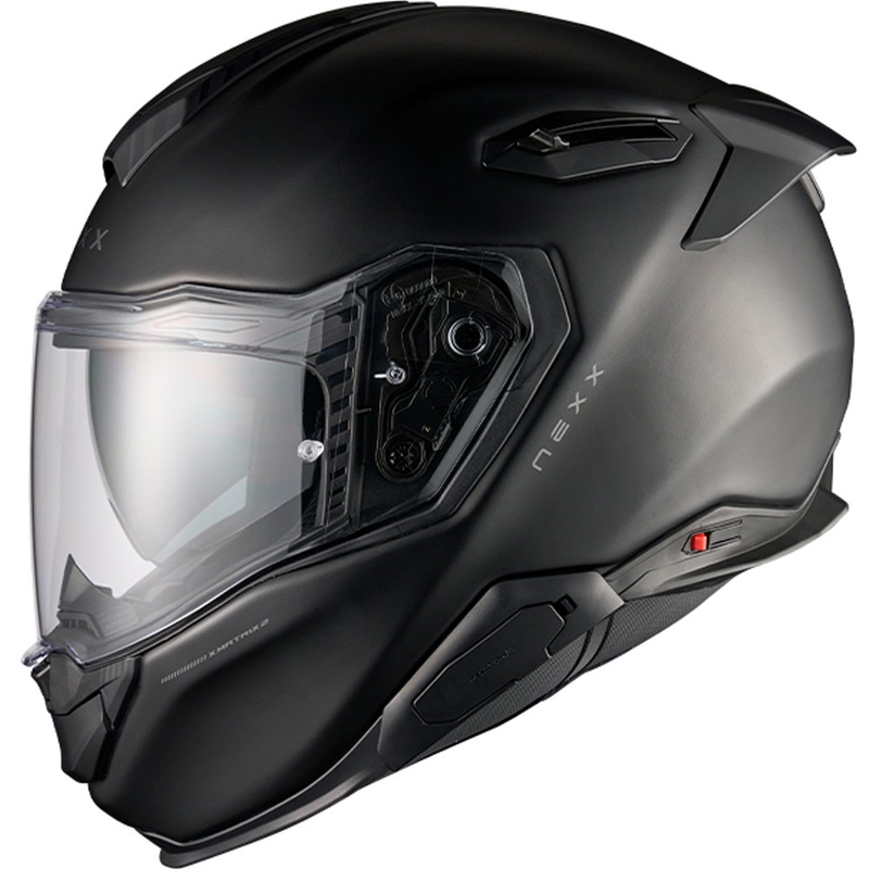 Casco integral de motocicleta Nexx X.TR Plain, negro mate