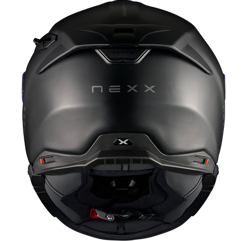 Casco integral de motocicleta Nexx X.TR Plain, negro mate