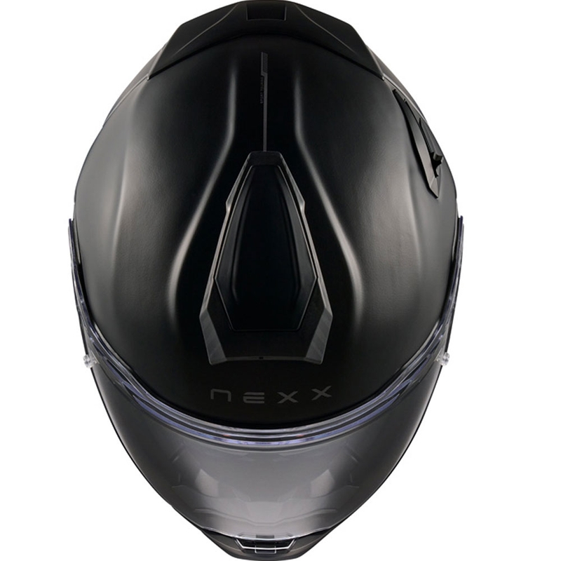 Casco integral de motocicleta Nexx X.TR Plain, negro mate