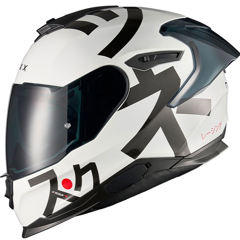 Casco integral de moto Nexx Y.100R Nippon blanco