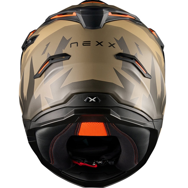 Casco de moto enduro NEXX Y.TRAVL Primal gris arena mate
