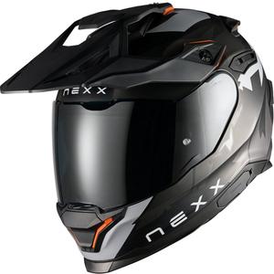 Casco de moto enduro NEXX Y.TRAVL Primal negro mate-gris