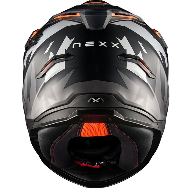Casco de moto enduro NEXX Y.TRAVL Primal negro mate-gris