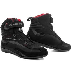 Botas de moto ventiladas Shima Exo en negro, gris y rojo