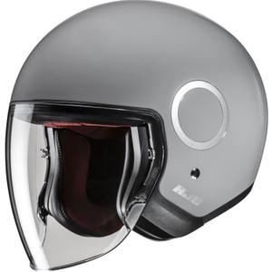 Casco abierto para motocicleta HJC RPHA 40 Gris sólido