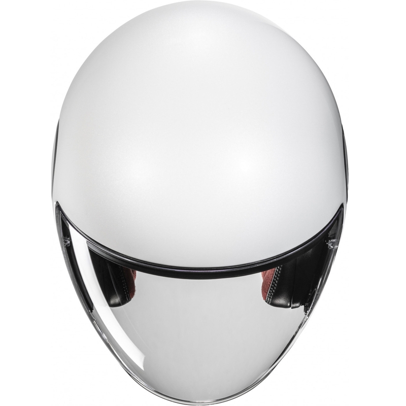 Casco abierto para motocicleta HJC RPHA 40 Blanco perla sólido